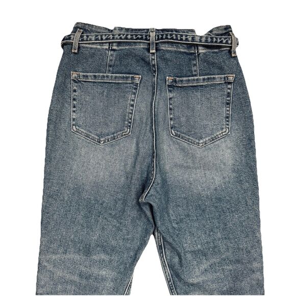 Hollister Mom Crop Jeans Juniors 5 S Curvy Ultra High Rise Paperbag 29 x 24.5 - Picture 7 of 8